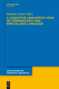 A Cognitive Linguistics View of Terminology and Specialized Language_cover