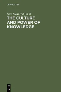 The Culture and Power of Knowledge_cover