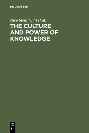 The Culture and Power of Knowledge