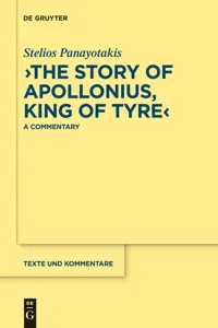 "The Story of Apollonius, King of Tyre"_cover