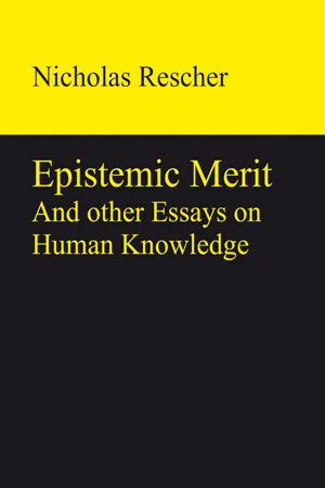 Epistemic Merit