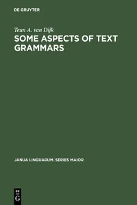 Some Aspects of Text Grammars_cover