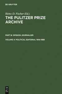 Political Editorial 1916-1988_cover