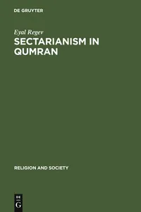 Sectarianism in Qumran_cover