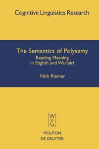 The Semantics of Polysemy_cover