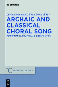 Archaic and Classical Choral Song_cover