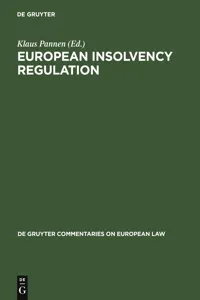 European Insolvency Regulation_cover