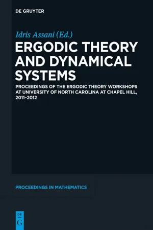 Ergodic Theory and Dynamical Systems