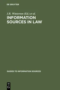 Information Sources in Law_cover