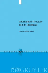 Information Structure and its Interfaces_cover