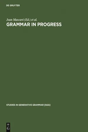 Grammar in Progress