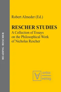 Rescher Studies_cover