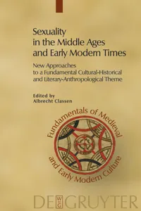 Sexuality in the Middle Ages and Early Modern Times_cover