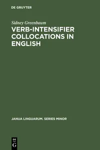 Verb-Intensifier Collocations in English_cover