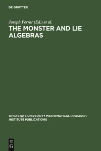 The Monster and Lie Algebras_cover