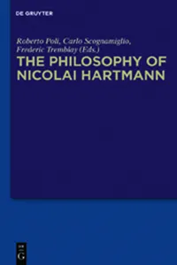 The Philosophy of Nicolai Hartmann_cover