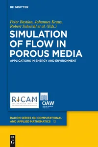 Simulation of Flow in Porous Media_cover