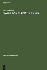 Cases and Thematic Roles_cover