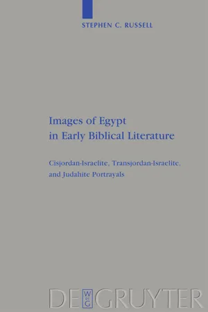 Images of Egypt in Early Biblical Literature