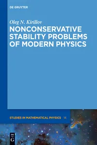 Nonconservative Stability Problems of Modern Physics_cover