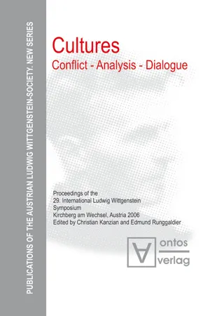 Cultures. Conflict - Analysis - Dialogue