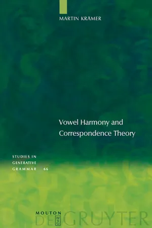 Vowel Harmony and Correspondence Theory