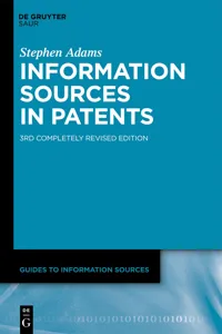 Information Sources in Patents_cover