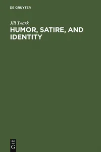 Humor, Satire, and Identity_cover