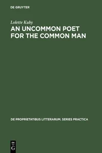 An Uncommon Poet for the Common Man_cover