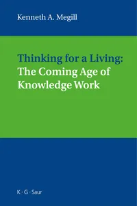 Thinking for a Living: The Coming Age of Knowledge Work_cover