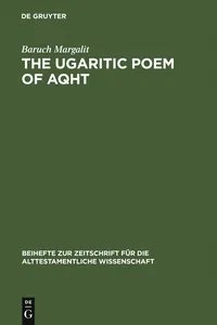 The Ugaritic Poem of AQHT_cover