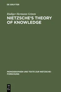 Nietzsche's Theory of Knowledge_cover