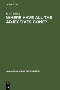 Where have All the Adjectives Gone?_cover