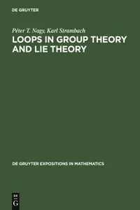 Loops in Group Theory and Lie Theory_cover