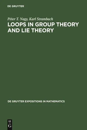 Loops in Group Theory and Lie Theory