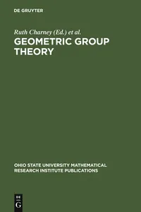 Geometric Group Theory_cover