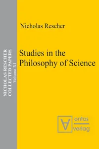 Studies in the Philosophy of Science_cover