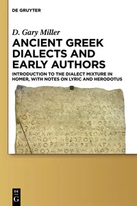 Ancient Greek Dialects and Early Authors_cover