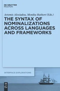 The Syntax of Nominalizations across Languages and Frameworks_cover