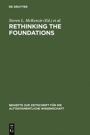 Rethinking the Foundations