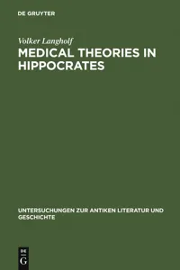 Medical Theories in Hippocrates_cover