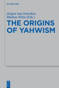 The Origins of Yahwism_cover
