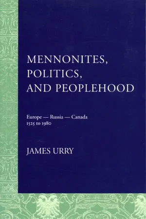 Mennonites, Politics, and Peoplehood