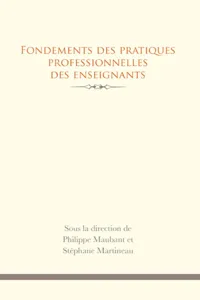 Fondements des pratiques professionnelles des enseignants_cover