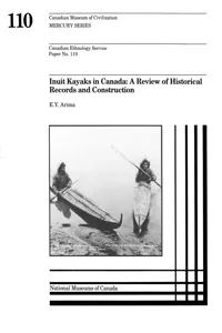 Inuit kayaks in Canada_cover