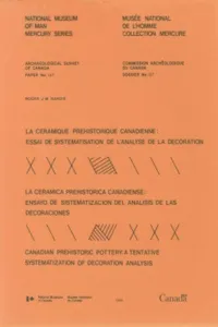 La céramique préhistorique canadienne / La ceramica prehistorica canadiense / Canadian prehistoric pottery_cover