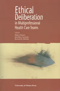 Ethical Deliberation in Multiprofessional Health Care Teams_cover