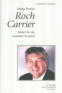 Roch Carrier_cover