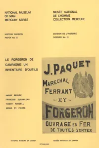 Forgeron de campagne_cover