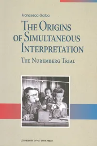 The Origins of Simultaneous Interpretation_cover